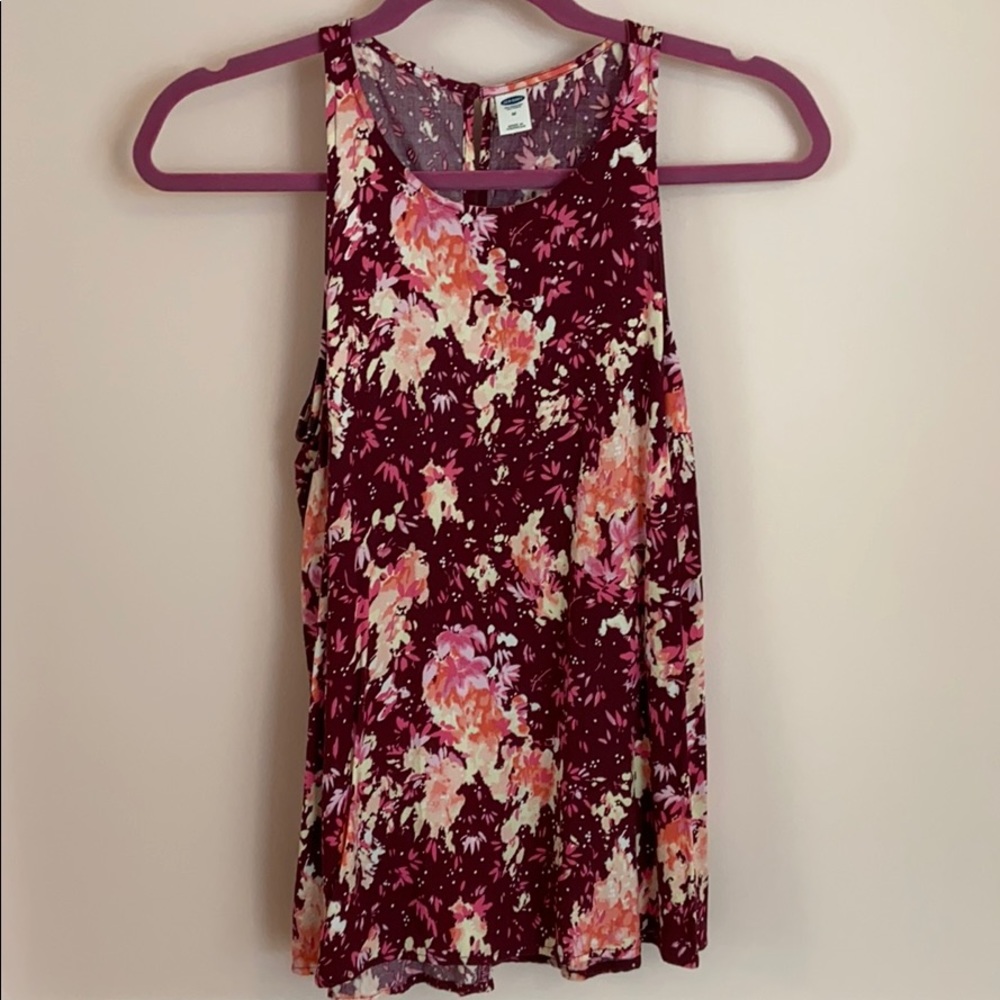 Old Navy | Printed High-Neck Tank Top